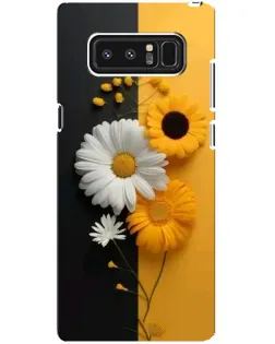Чехол для Samsung Galaxy Note 8 (N950) с картинкой «Подсолнух и ромашка»