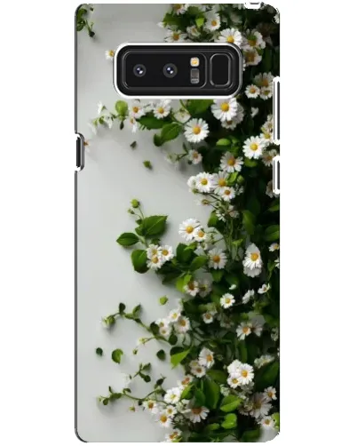 Чехол для Samsung Galaxy Note 8 (N950) с картинкой «Ветка мелких белых цветов»