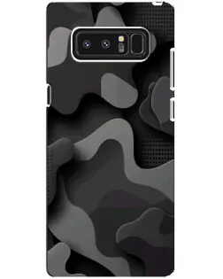 Чехол для Samsung Galaxy Note 8 (N950) с картинкой «Темный абстрактный камуфляж»