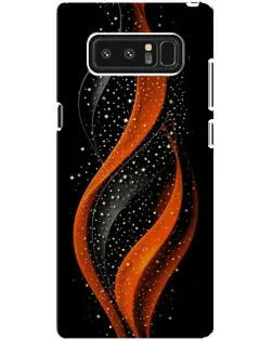 Чехол для Samsung Galaxy Note 8 (N950) с картинкой «Огненная звездная волна»