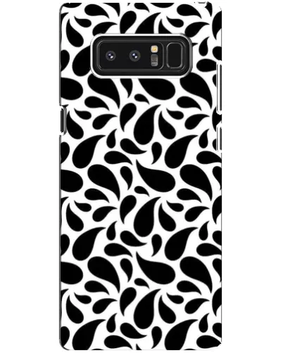 Чехол для Samsung Galaxy Note 8 (N950) с картинкой «Контрастные черные капли»