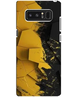 Чехол для Samsung Galaxy Note 8 (N950) с картинкой «Золотые осколки геометрии»