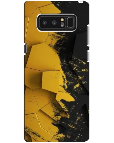 Чехол для Samsung Galaxy Note 8 (N950) с картинкой «Золотые осколки геометрии»