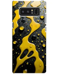 Чехол для Samsung Galaxy Note 8 (N950) с картинкой «Жидкое желтое золото»
