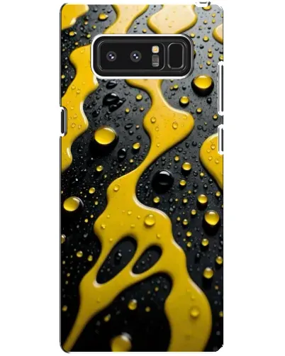 Чехол для Samsung Galaxy Note 8 (N950) с картинкой «Жидкое желтое золото»