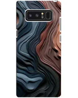 Чехол для Samsung Galaxy Note 8 (N950) с картинкой «Цветные волны каньона»