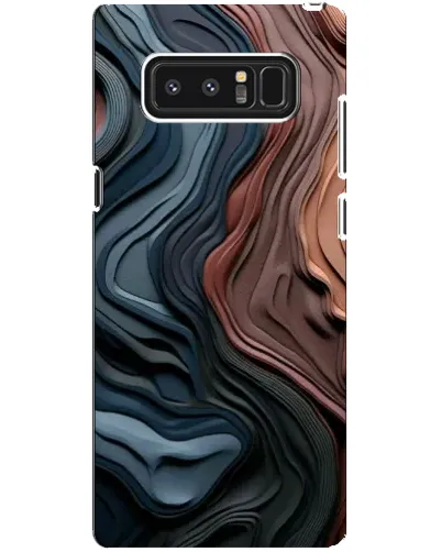 Чехол для Samsung Galaxy Note 8 (N950) с картинкой «Цветные волны каньона»