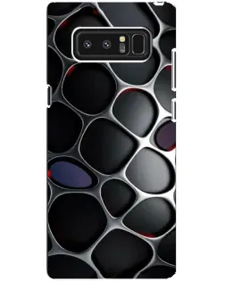 Чехол для Samsung Galaxy Note 8 (N950) с картинкой «Объемная темная решетка»