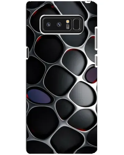 Чехол для Samsung Galaxy Note 8 (N950) с картинкой «Объемная темная решетка»