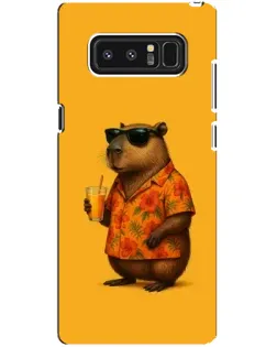Чехол для Samsung Galaxy Note 8 (N950) с картинкой «Капибара на отдыхе»