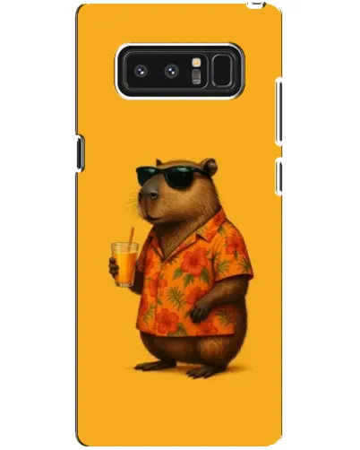 Чехол для Samsung Galaxy Note 8 (N950) с картинкой «Капибара на отдыхе»