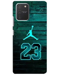 Чехол для Samsung Galaxy S10 Lite с картинкой «Jordan Cyan 23» Чехол для Samsung Galaxy S10 Lite с картинкой «Jordan Cyan 23»