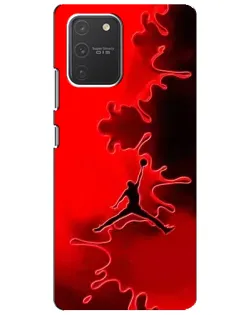 Чехол для Samsung Galaxy S10 Lite с картинкой «Jordan Red Smoke» Чехол для Samsung Galaxy S10 Lite с картинкой «Jordan Red Smoke»