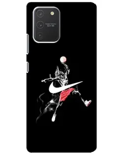 Чехол для Samsung Galaxy S10 Lite с картинкой «Jordan Jumpman» Чехол для Samsung Galaxy S10 Lite с картинкой «Jordan Jumpman»