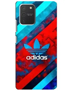 Чехол для Samsung Galaxy S10 Lite с картинкой «Абстракция Adidas» Чехол для Samsung Galaxy S10 Lite с картинкой «Абстракция Adidas»