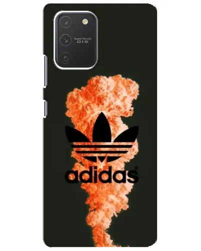 Чехол для Samsung Galaxy S10 Lite с картинкой «Оранжевый дым Adidas» Чехол для Samsung Galaxy S10 Lite с картинкой «Оранжевый дым Adidas»
