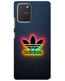 Чехол для Samsung Galaxy S10 Lite с картинкой «Неоновый Adidas» Чехол для Samsung Galaxy S10 Lite с картинкой «Неоновый Adidas»