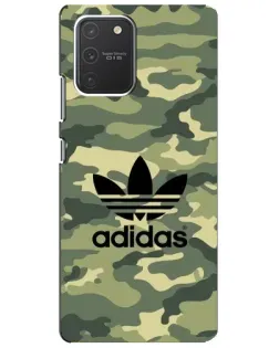 Чехол для Samsung Galaxy S10 Lite с картинкой «Милитари стиль Adidas» Чехол для Samsung Galaxy S10 Lite с картинкой «Милитари стиль Adidas»