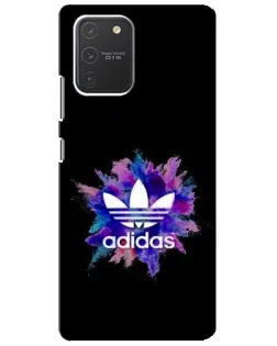 Чехол для Samsung Galaxy S10 Lite с картинкой «Взрыв красок Adidas»