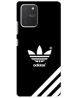 Чехол для Samsung Galaxy S10 Lite с картинкой «Adidas с диагональными полосами»