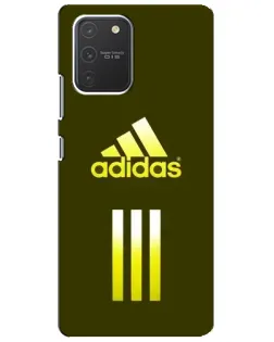 Чехол для Samsung Galaxy S10 Lite с картинкой «Оливковый градиент Adidas»