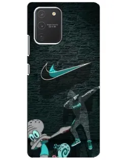 Чехол для Samsung Galaxy S10 Lite с картинкой «Спортивный арт Nike» Чехол для Samsung Galaxy S10 Lite с картинкой «Спортивный арт Nike»