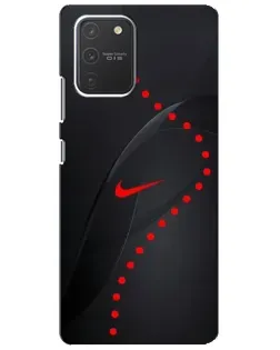 Чехол для Samsung Galaxy S10 Lite с картинкой «Абстрактный дизайн Nike»