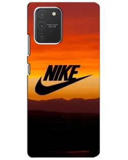 Чехол для Samsung Galaxy S10 Lite с картинкой «Nike — вечерний горизонт»