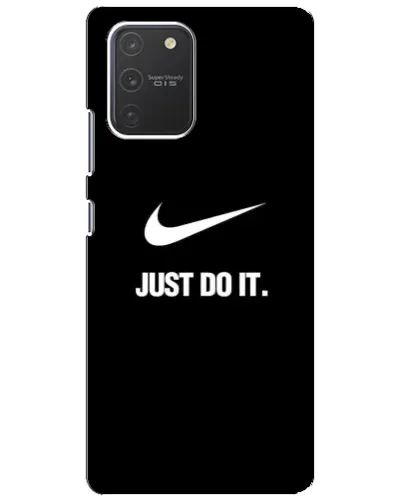 Чехол для Samsung Galaxy S10 Lite с картинкой «Классический принт Nike» Чехол для Samsung Galaxy S10 Lite с картинкой «Классический принт Nike»