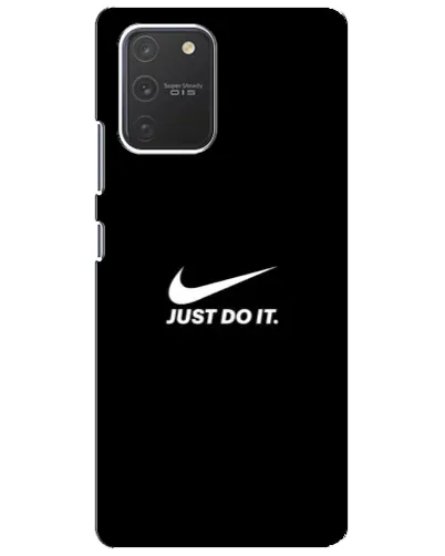 Чехол для Samsung Galaxy S10 Lite с картинкой «Минимализм от Nike» Чехол для Samsung Galaxy S10 Lite с картинкой «Минимализм от Nike»