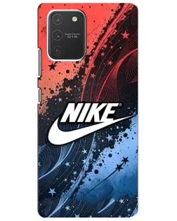 Чехол для Samsung Galaxy S10 Lite с картинкой «Градиентный принт Найк»