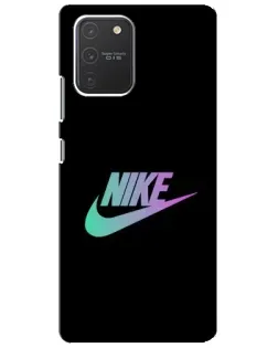 Чехол для Samsung Galaxy S10 Lite с картинкой «Nike — городская ночь»