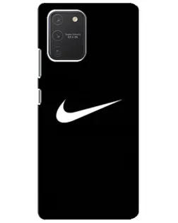 Чехол для Samsung Galaxy S10 Lite с картинкой «Минималистический Найк»