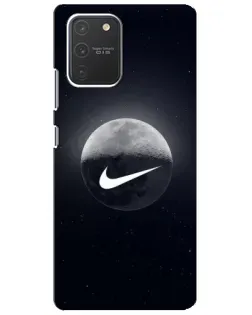 Чехол для Samsung Galaxy S10 Lite с картинкой «Nike в стиле граффити»