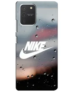 Чехол для Samsung Galaxy S10 Lite с картинкой «Nike в стиле ретро»