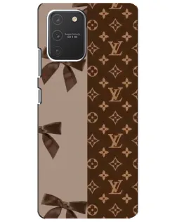 Чехол для Samsung Galaxy S10 Lite с картинкой «Louis Vuitton — банты»