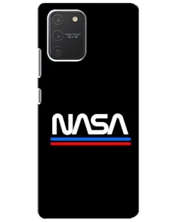 Чехол для Samsung Galaxy S10 Lite с картинкой «NASA — классика Red Blue» Чехол для Samsung Galaxy S10 Lite с картинкой «NASA — классика Red Blue»