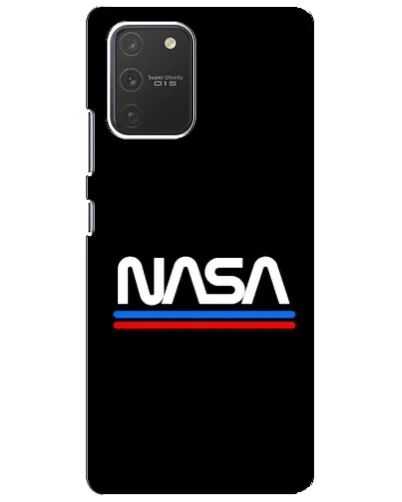 Чехол для Samsung Galaxy S10 Lite с картинкой «NASA — классика Red Blue» Чехол для Samsung Galaxy S10 Lite с картинкой «NASA — классика Red Blue»