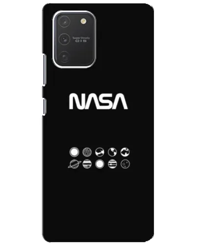 Чехол для Samsung Galaxy S10 Lite с картинкой «NASA — технический принт» Чехол для Samsung Galaxy S10 Lite с картинкой «NASA — технический принт»