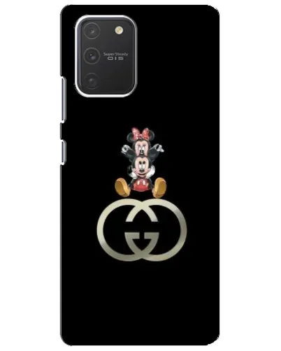 Чехол для Samsung Galaxy S10 Lite с картинкой «Минни Маус на лого»