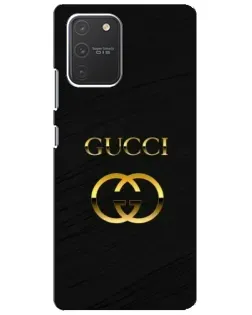 Чехол для Samsung Galaxy S10 Lite с картинкой «Золотой логотип Gucci» Чехол для Samsung Galaxy S10 Lite с картинкой «Золотой логотип Gucci»