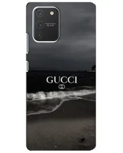 Чехол для Samsung Galaxy S10 Lite с картинкой «Gucci — морской прибой» Чехол для Samsung Galaxy S10 Lite с картинкой «Gucci — морской прибой»