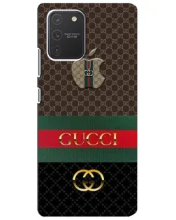 Чехол для Samsung Galaxy S10 Lite с картинкой «Gucci — брендированный десерт» Чехол для Samsung Galaxy S10 Lite с картинкой «Gucci — брендированный десерт»
