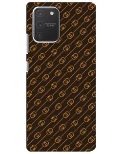 Чехол для Samsung Galaxy S10 Lite с картинкой «Gucci — золотые диагонали» Чехол для Samsung Galaxy S10 Lite с картинкой «Gucci — золотые диагонали»
