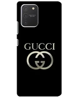 Чехол для Samsung Galaxy S10 Lite с картинкой «Gucci — золото на черном» Чехол для Samsung Galaxy S10 Lite с картинкой «Gucci — золото на черном»