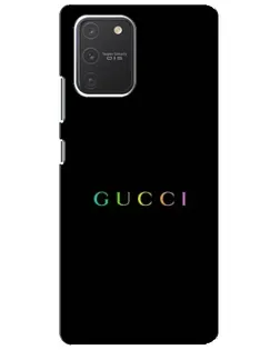 Чехол для Samsung Galaxy S10 Lite с картинкой «Gucci — неоновый минимализм» Чехол для Samsung Galaxy S10 Lite с картинкой «Gucci — неоновый минимализм»