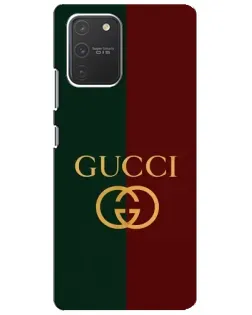 Чехол для Samsung Galaxy S10 Lite с картинкой «Gucci — темно-зеленый градиент» Чехол для Samsung Galaxy S10 Lite с картинкой «Gucci — темно-зеленый градиент»