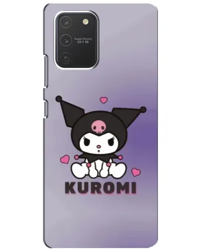 Чехол для Samsung Galaxy S10 Lite с картинкой «Kuromi — фиолетовый арт»