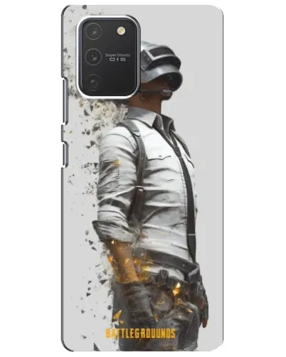 Чехол для Samsung Galaxy S10 Lite с картинкой «PUBG — боец в пыли» Чехол для Samsung Galaxy S10 Lite с картинкой «PUBG — боец в пыли»