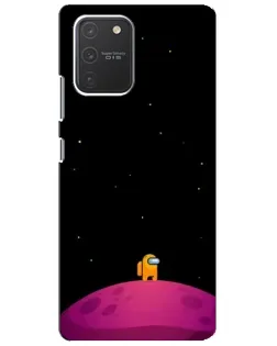 Чехол для Samsung Galaxy S10 Lite с картинкой «Одинокий герой на планете»